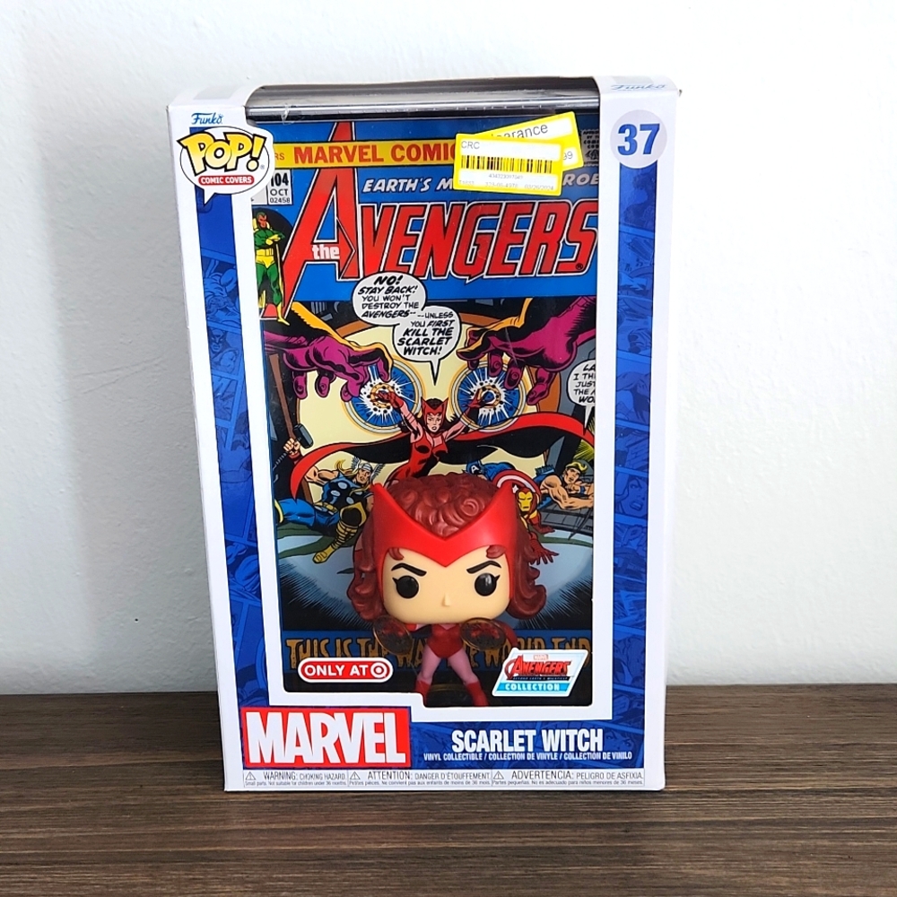 Marvel Scarlet Witch Funko Pop with Comic